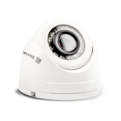 Kit Câmeras Tecvoz Mini Dome Flex HD CDM-128MP Alta Definição (1.0MP | 720p | 2.8mm | Plast)