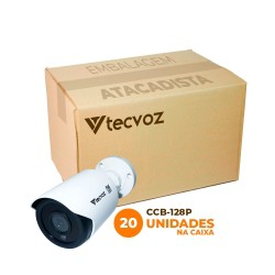Kit Câmeras Tecvoz Bullet Flex HD CCB-128P Alta Definição (1.0MP | 720p | 2.8mm | Plástico)