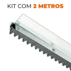 Kit Cremalheira Universal para Portões Dz - 2 metros