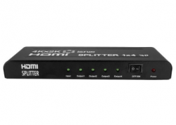 Splitter HDMI LT-668 Full HD 3D Digital (1 Entrada x 4 Saídas) - Lotus