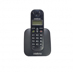 Telefone Intelbras TS 3130 sem Fio Preto