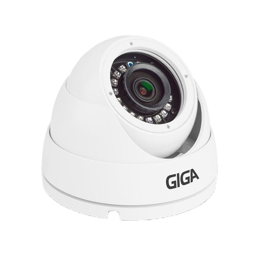 Câmera Giga Security GS0274 Dome Orion Open HD IR 30M (2.0MP | 1080p | 2.8mm | Metal)  - CFTV Clube | Brasil