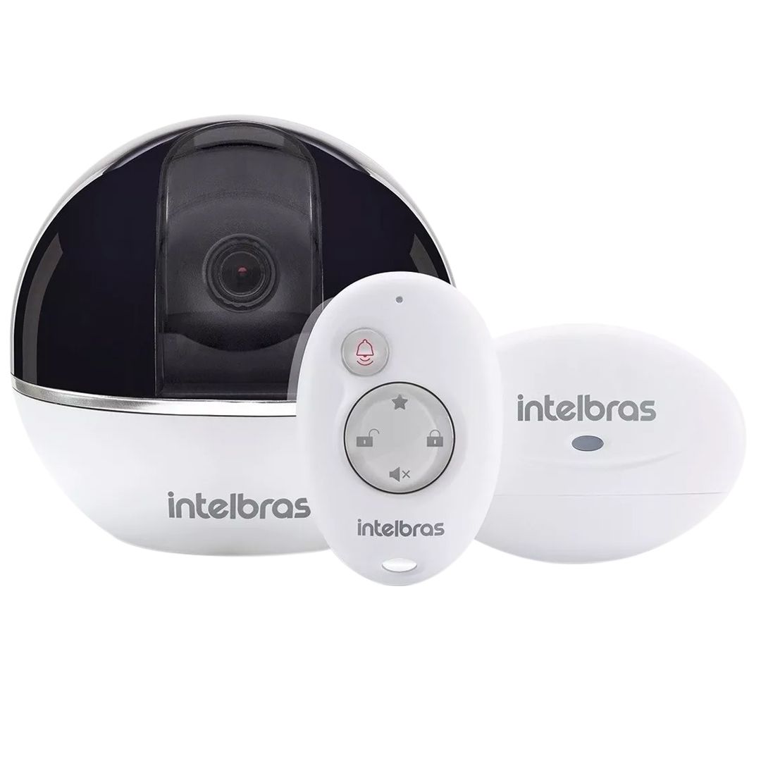 Câmera Intelbras Sem Fio IP Mibo IC7s Full HD 360º c/ Alarme Integrado (2.0MP | 1080p | Metal)  - CFTV Clube | Brasil