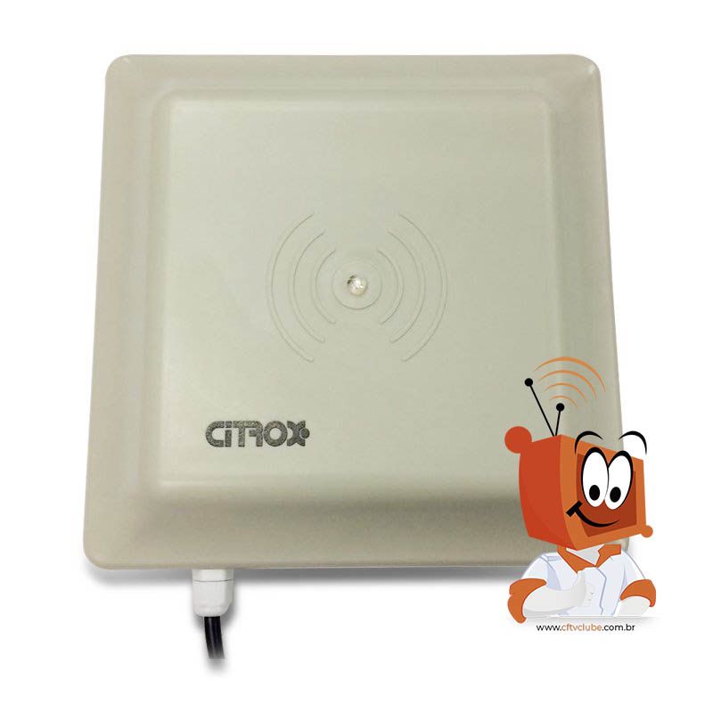 Leitor RFID Antena Veicular Leitura de Tag 900 MHz Para Controle de Acesso - Citrox  - CFTV Clube | Brasil