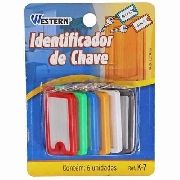 Identificador De Chaves Colorido 6pçs Western K-7