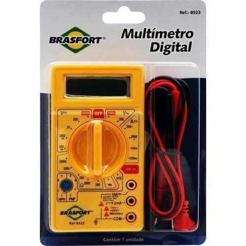 Multímetro Digital com BIP Brasfort 8522