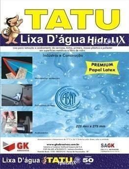 Lixa D'água Tatu Pacote C/ 50 Unidades Nº100