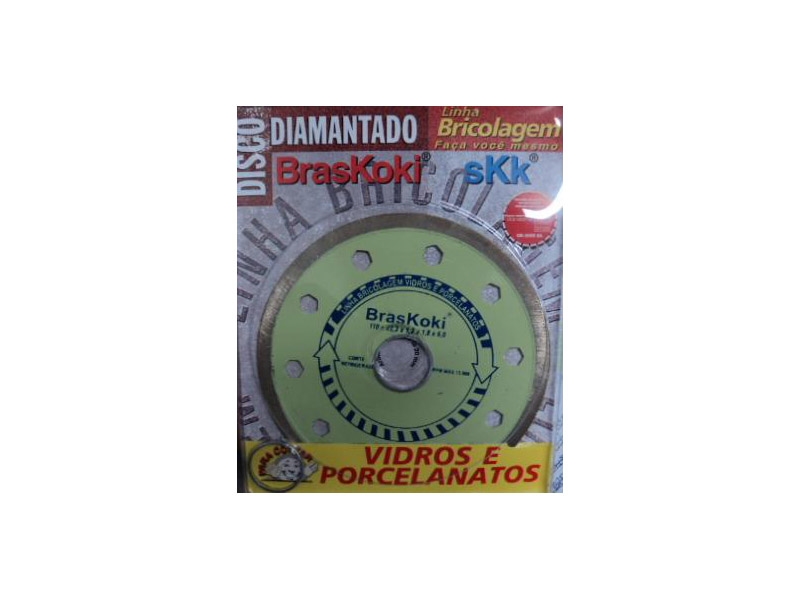 Disco Diamantado Porcelanato E Pastilha De Vidro Braskoki