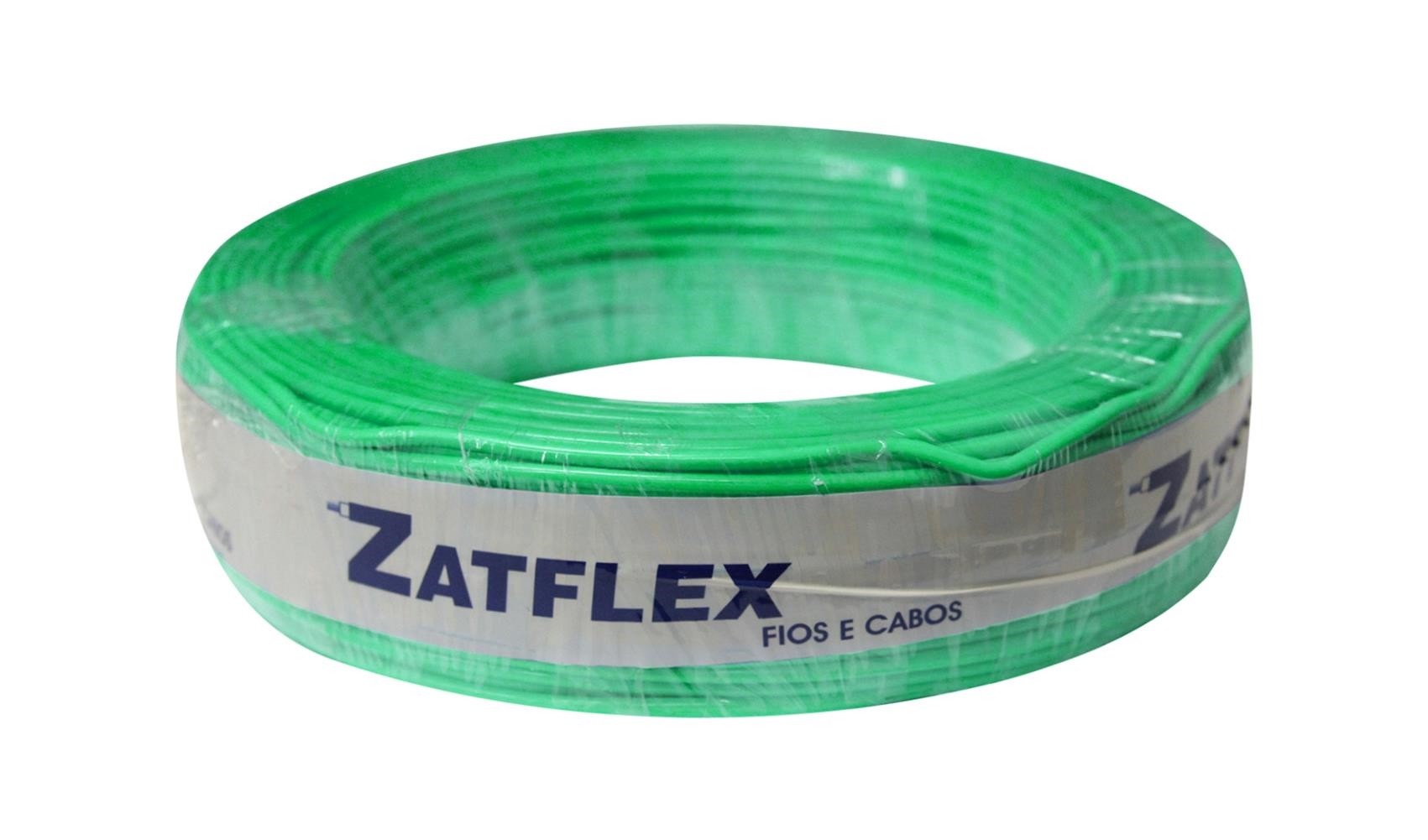 Fio Cabinho Flexível 2,5mm 100m Verde Zatflex