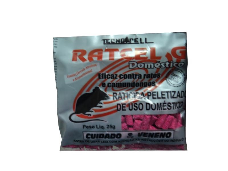 Mata Rato Ratcel Cartela C/05 Pct 25g