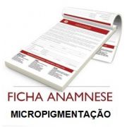 FICHA DE ANAMNESE PARA MICROPIGMENTAÇÃO
