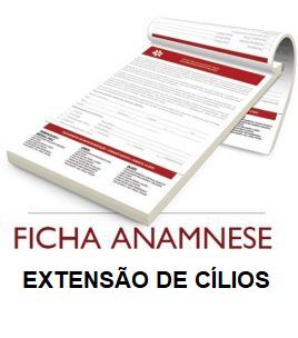 FICHA DE ANAMNESE PARA EXTENSÃO DE CÍLIOS   - Misstética