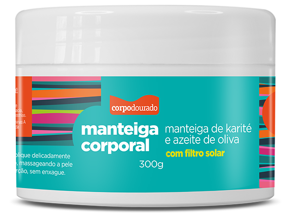 MANTEIGA CORPORAL  300G  - CORPO DOURADO  - Misstética