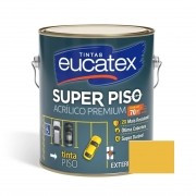 Tinta Super Piso Acrílico Premium Amarelo Demarcação 3,6 Litros Eucatex