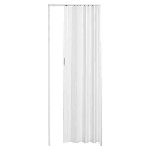 Porta Sanfonada PVC 210X60cm  Branco Neve Plasflex
