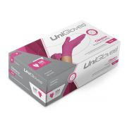 Luva Unigloves Látex Com Pó Clássico Premium Quality Pink
