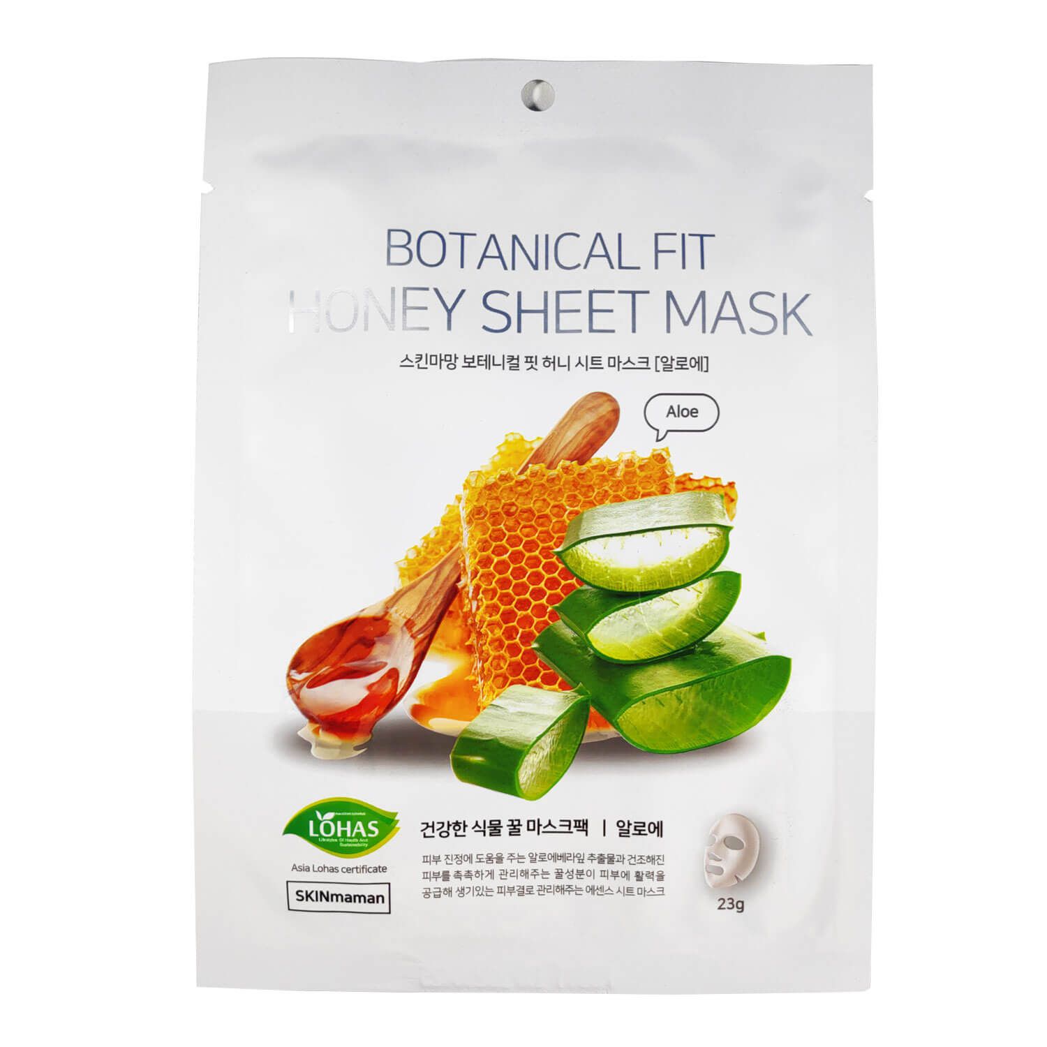 Máscara Facial Relaxante Skinmaman Botanical Fit Honey Sheet Mask