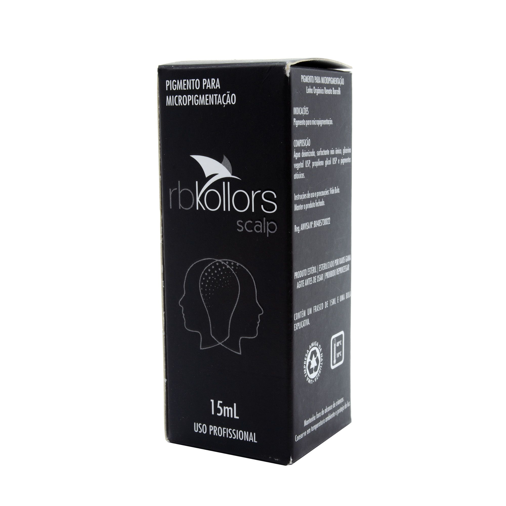 Pigmento Rb Kollors 15ml Scalp Black Velvet