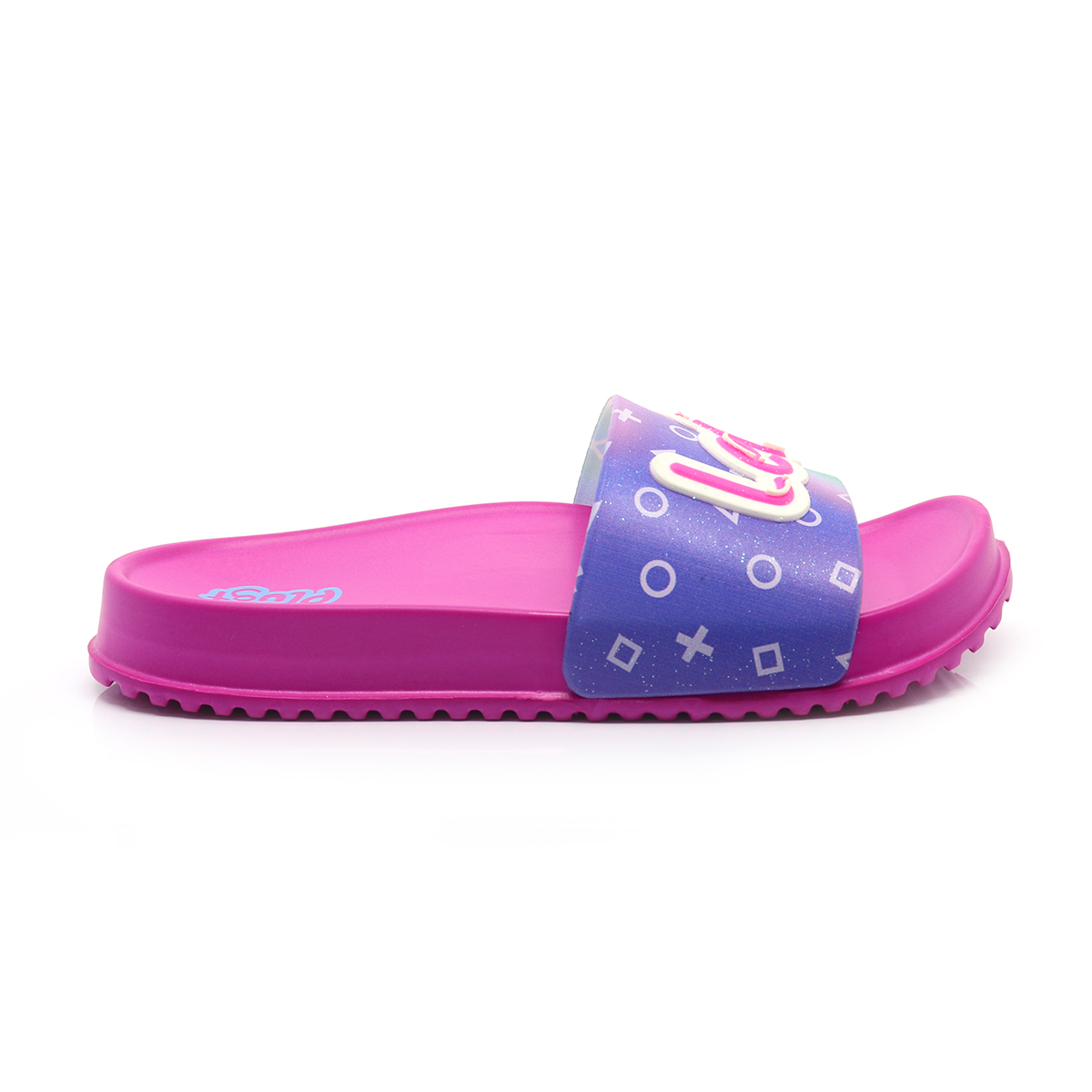 Chinelo Plugt Slide Let's Play Pink - Foto 1