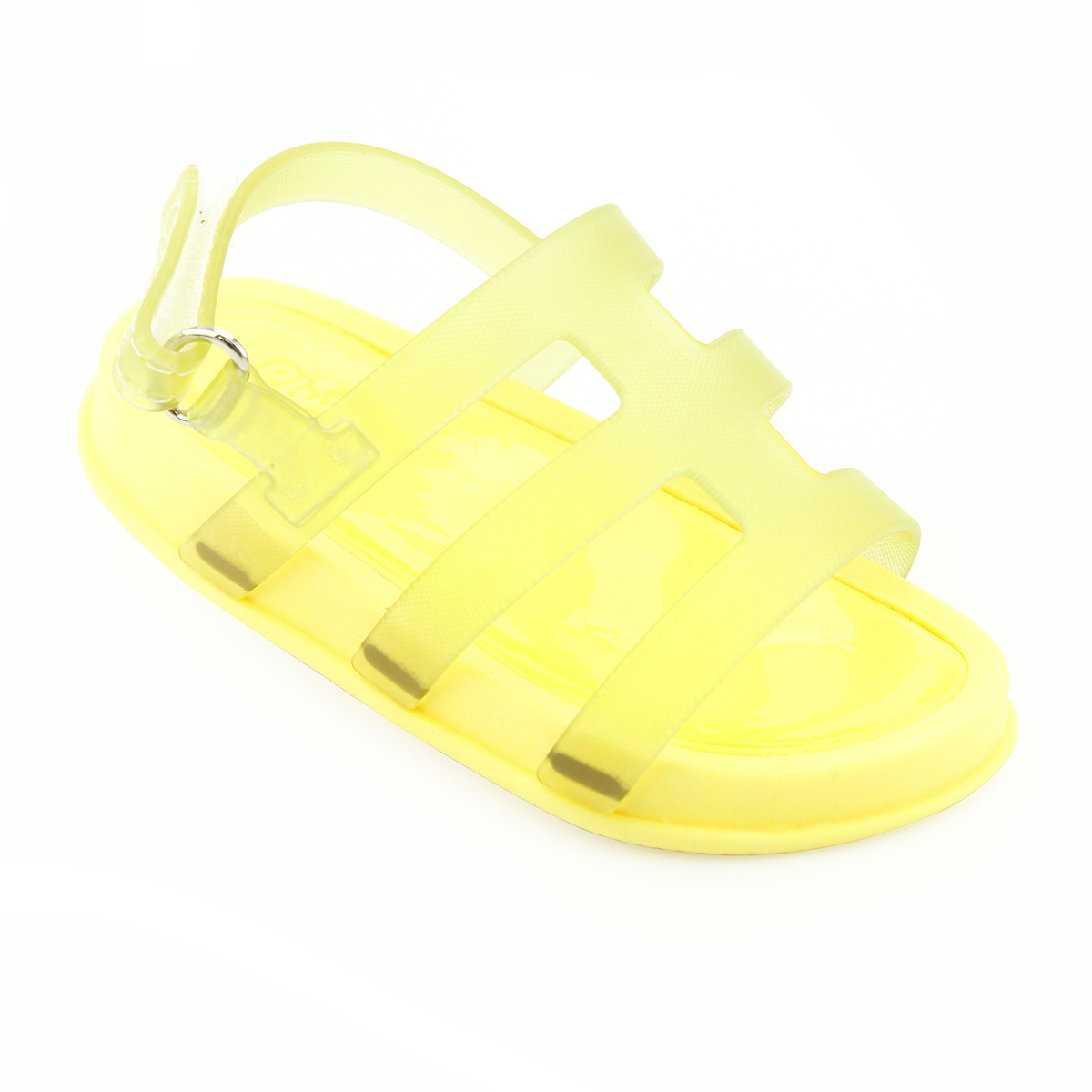 Sandália Plugt Mini Bizz Amarelo Neon - Foto 0