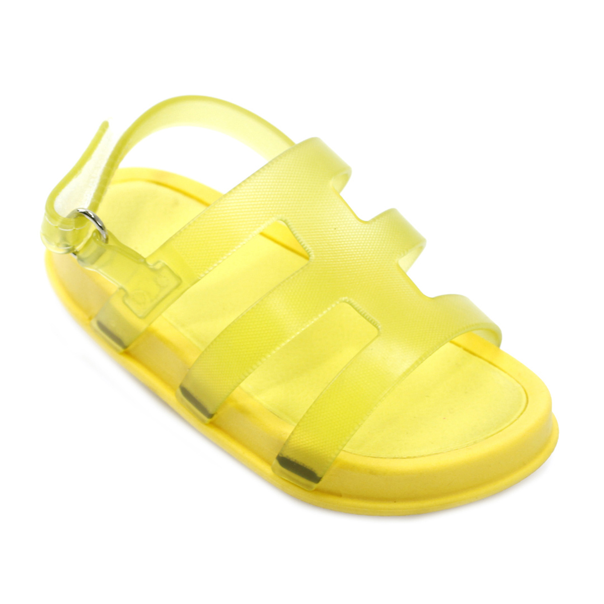 Sandália Plugt Mini Bizz Básica Amarelo - Foto 0