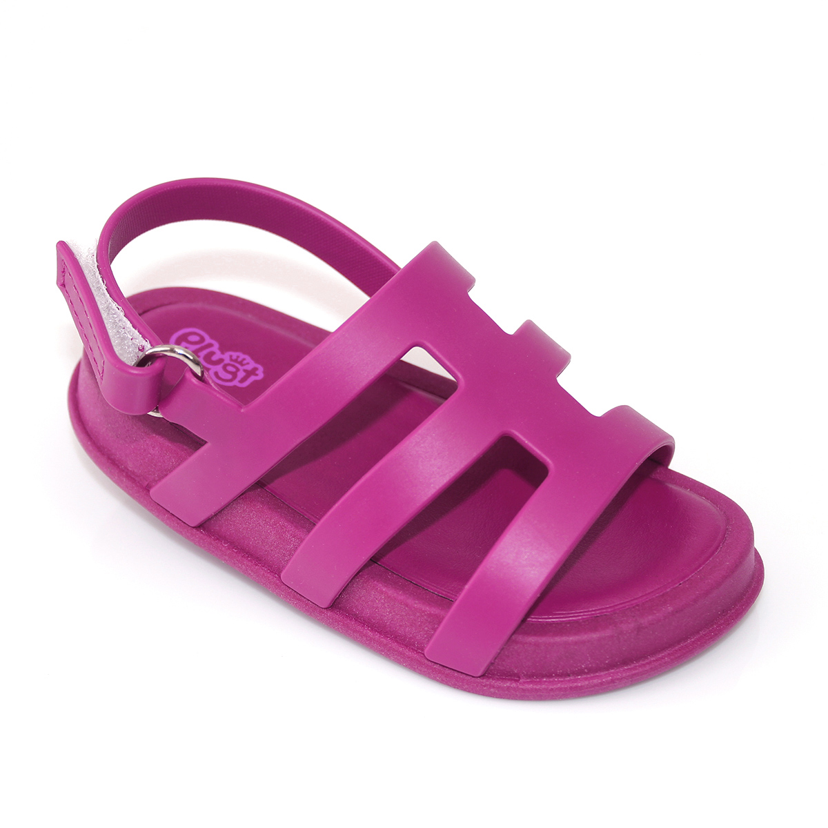 Sandália Plugt Mini Bizz Básica Pink - Foto 0
