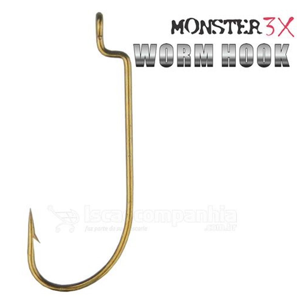 Anzol EWG Offset Monster 3x 3/0 - Worm Hook
