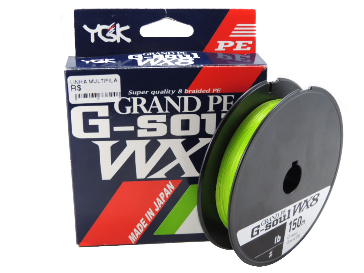 Linha Multifilamento YGK G-soul Grand PE WX8 - 150m