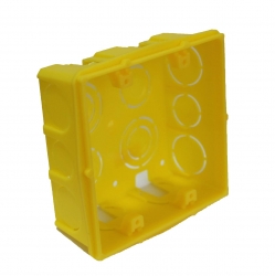 Caixa Amarela de Luz Quadrada 4x4 Tramontina