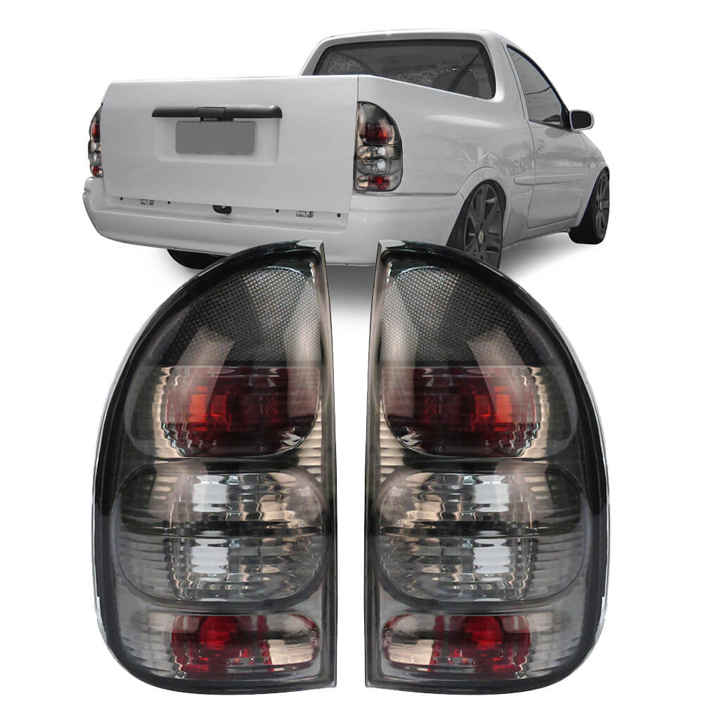 Lanterna Traseira Corsa Hatch Pick-up Wagon 94 95 96 97 98 99 00 01 02 03 Fumê