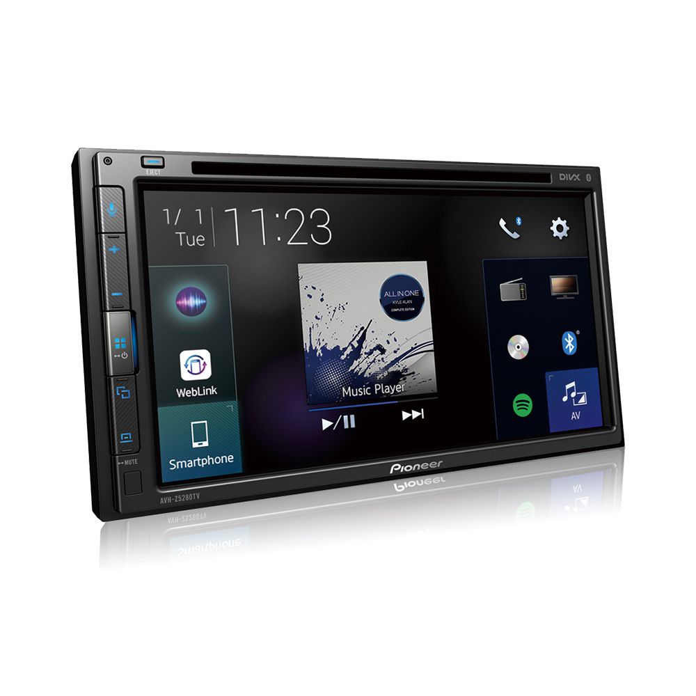 Central Multimídia Pioneer AVH-Z5280TV 6,8 Polegadas DVD Interface Android Iphone TV Digital Bluetooth USB