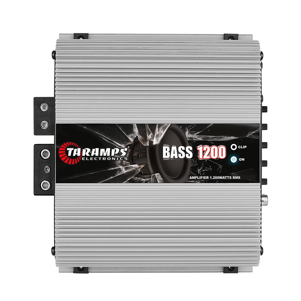 Módulo Taramps BASS1200 1200W RMS 1 Canal 1 Ohm Amplificador Digital  Som Automotivo