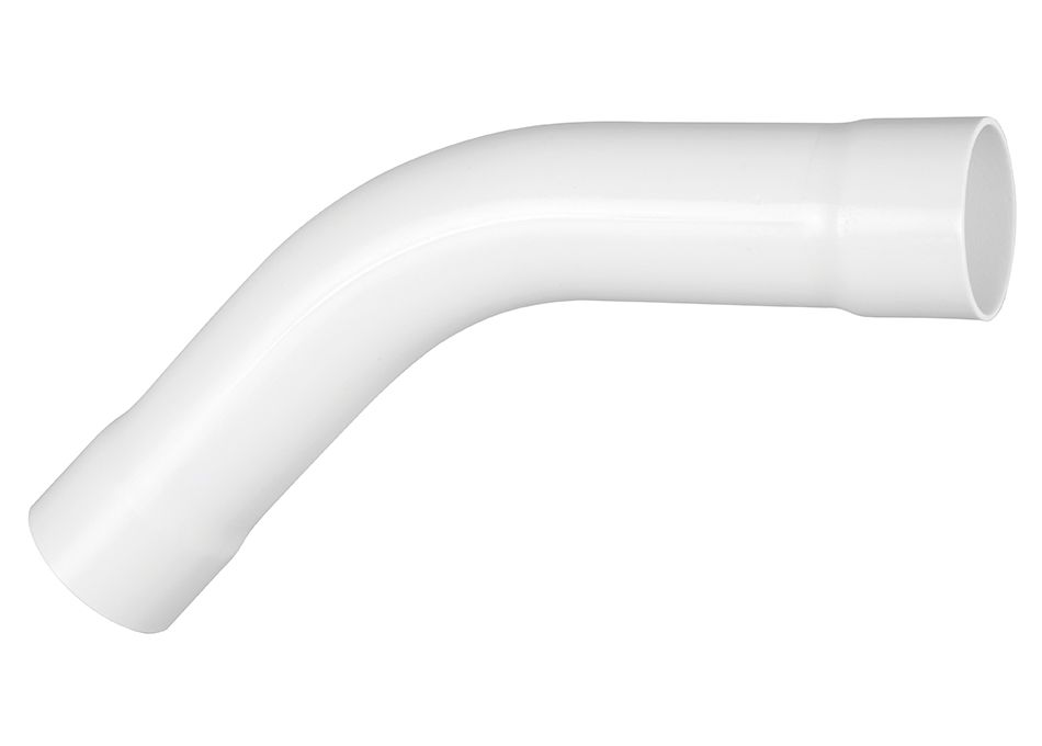 Curva PVC Esgoto Longa de 40mm x 45°