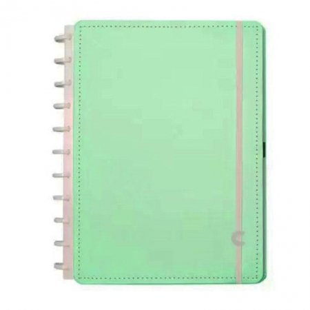 Caderno Inteligente Verde Pastel Grande CIGD4082
