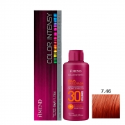 Kit Amend Color Intensy 7.46 e Oxigenada 30vol 9%