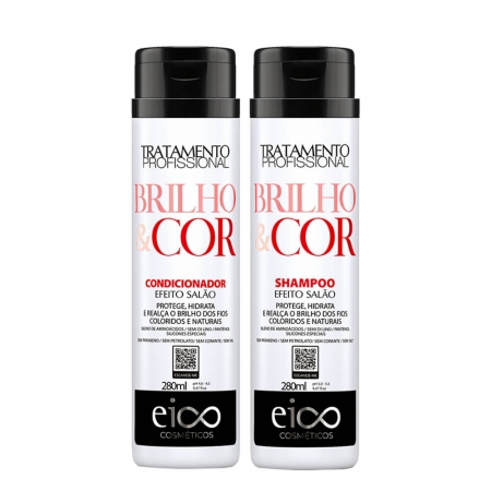 Kit Eico Brilho & Cor - Shampoo e Condicionador