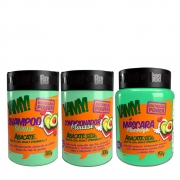 Kit Yamy Nutrição Power Abacate - Shampoo, Condicionador e Máscara