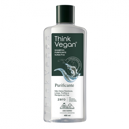 Think Vegan Shampoo Purificante - 400ml