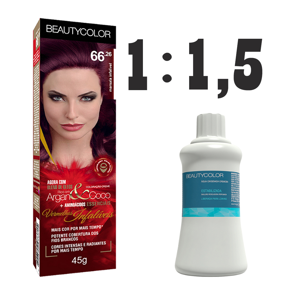BeautyColor Coloração 66.26 Marsala Infalível - 45g