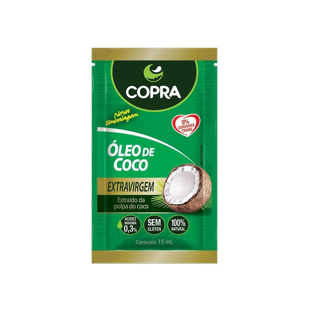Copra Sachê Óleo de Coco Extra virgem - 15ml