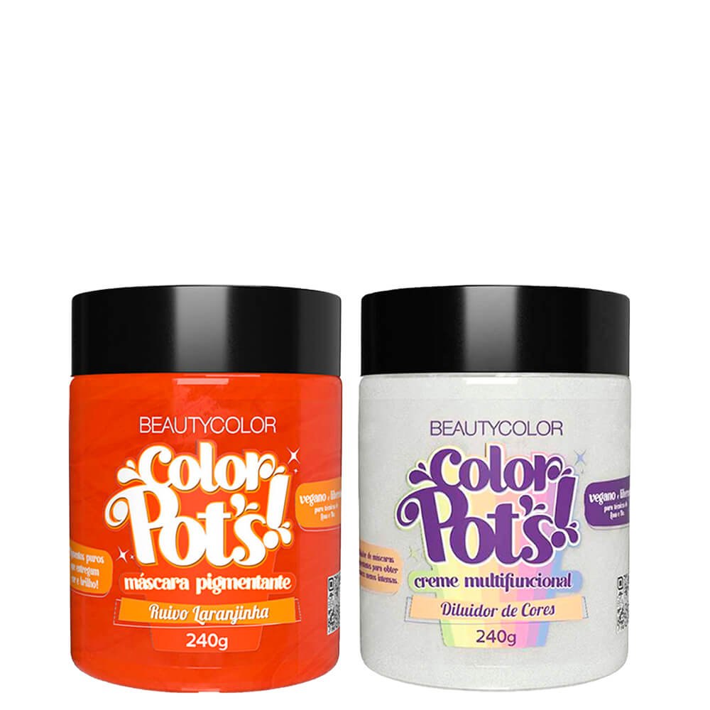 Kit Color Pots - Ruivo Laranjinha e Diluidor