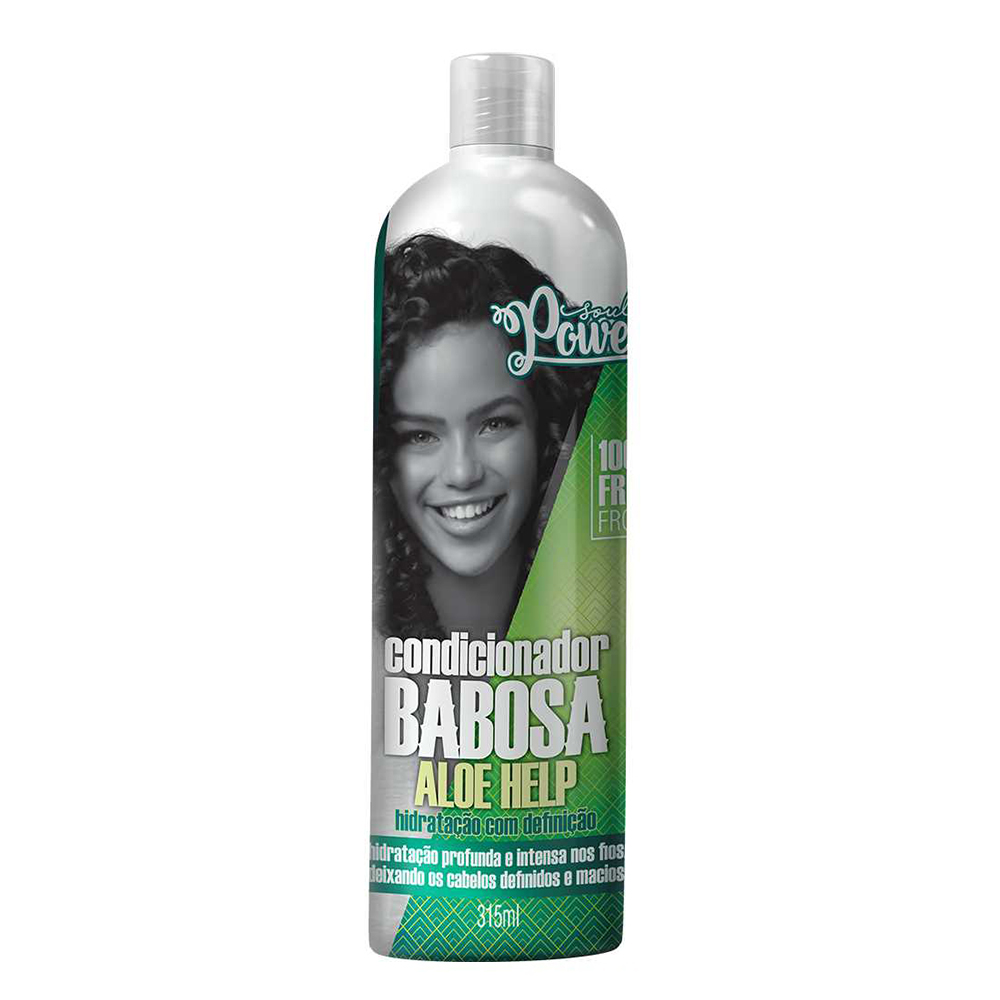 Kit Soul Power Aloe Babosa - Shampoo, Condicionador, Máscara e Creme Para Pentear