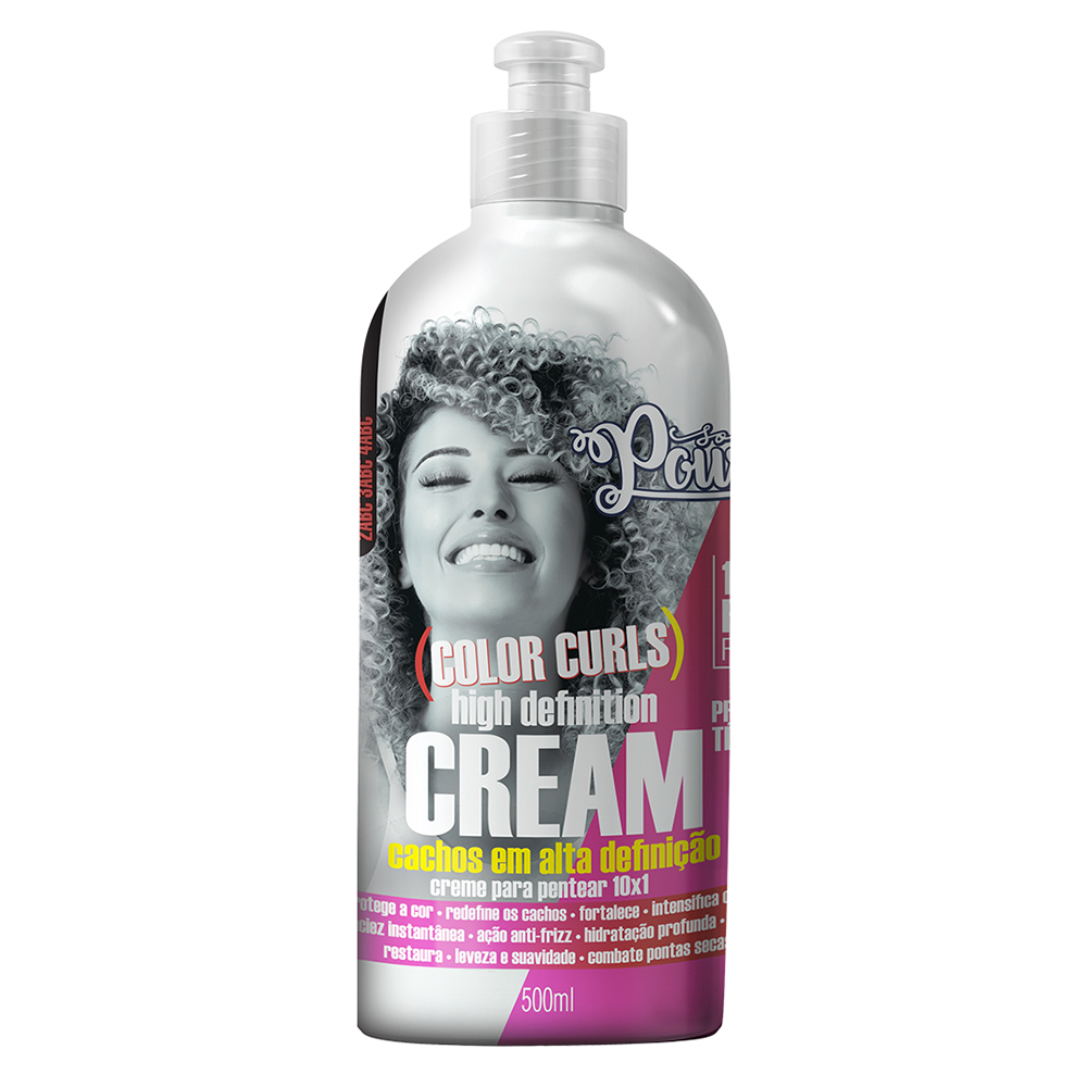Kit Soul Power Color Curls - Shampoo, Condicionador, Máscara e Creme Para Pentear