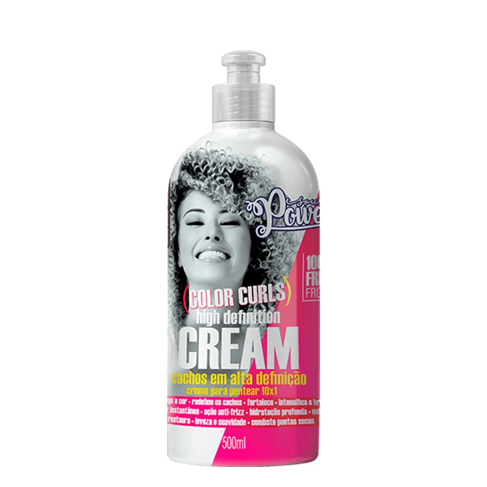 Soul Power Creme Para Pentear Color Curls High Definition Cream - 500ml
