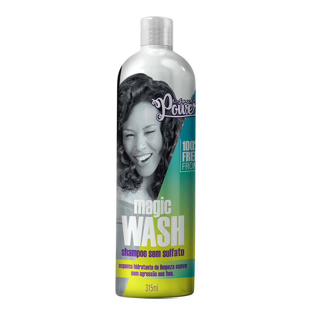 Soul Power Shampoo Sem Sulfato Magic Wash - 315ml