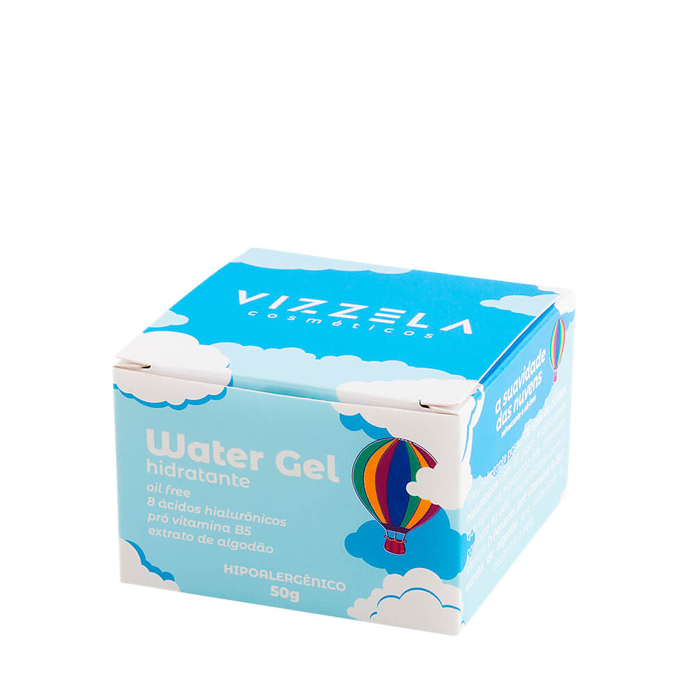 Vizzela Hidratante Facial Water Gel - Nas Nuvens