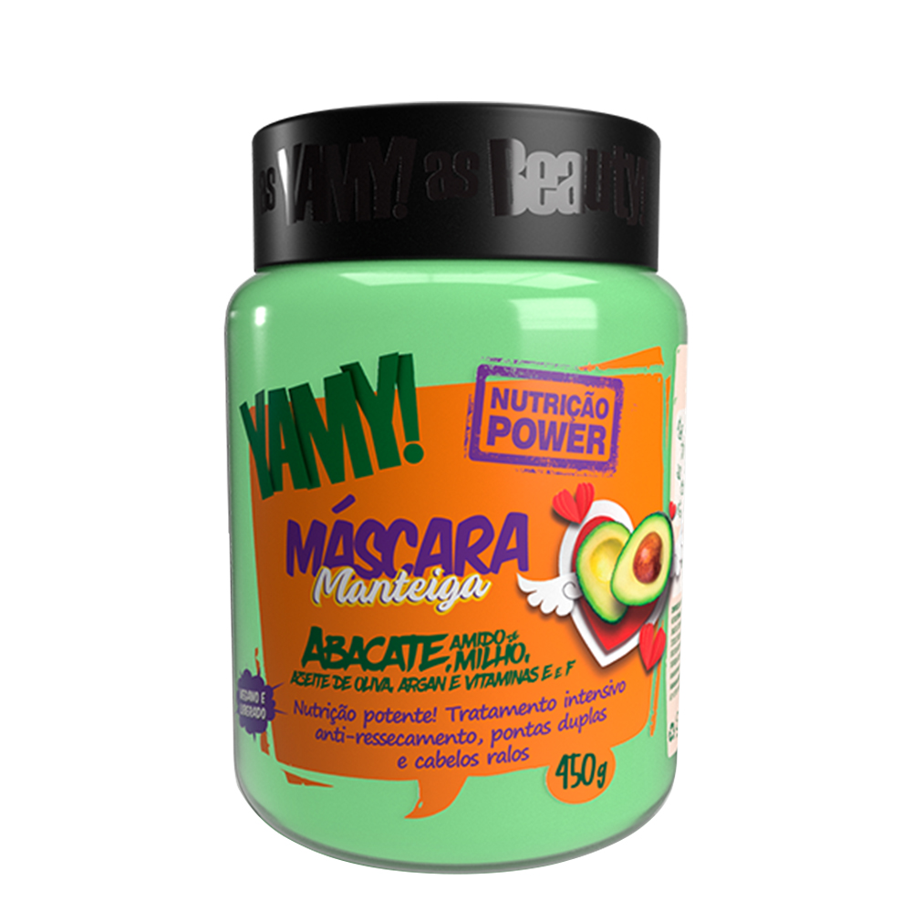 Yamy Máscara Nutrição Power Manteiga De Abacate - 450g