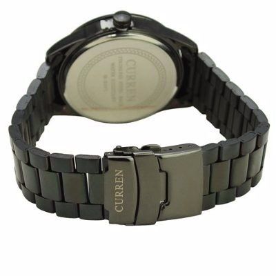 Relógio Curren 8091 Masculino Luxo Com Calendário