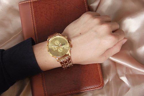 Relógio De Luxo North Nightlight Dourado 2017 Novo