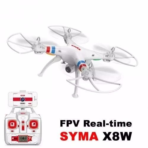Drone Phantom Syma X8w Fpv Lipo Rc Foto Branco